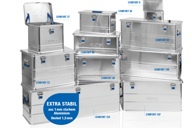 Wir haben uns lange überlegt, welche Boxen wir uns am besten aufs Dach packen sollen…